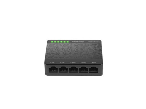 Lanberg DSP1-1005 - Unmanaged - Gigabit Ethernet (10/100/1000) - Full duplex