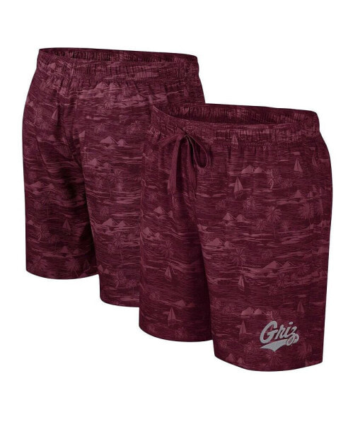 Men's Maroon Montana Grizzlies Ozark Swim Shorts