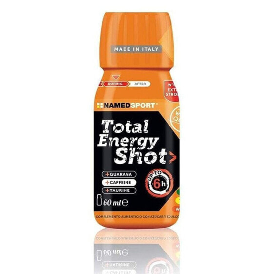 Специальное питание для спортсменов NAMED SPORT Total Energy Shot 60 мл 25 шт Апельсин