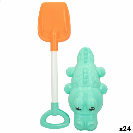 Набор пляжных игрушек Colorbaby 2 Предметы Крокодил лопата полипропилен (24 штук)