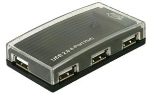 Delock HUB USB 2.0 external 4 port - 480 Mbit/s - Windows 98SE/2000/XP/XP-64/Server 2003 - Linux Kernel 2.6 +