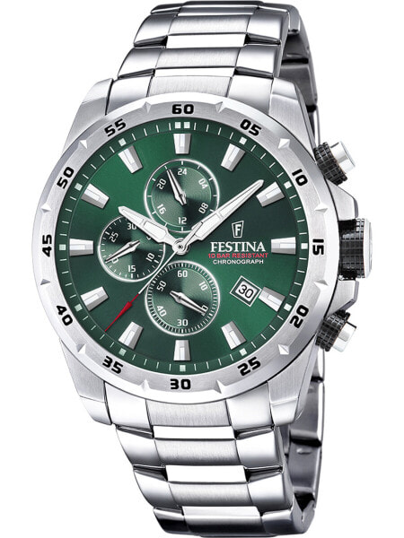 Festina F20463/3 Sport Chronograph Mens Watch 45mm 10ATM