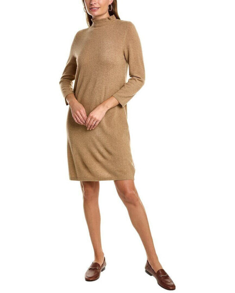 Платье Forte Cashmere Ruffle Neck Cashmere Sweaterdress для женщин