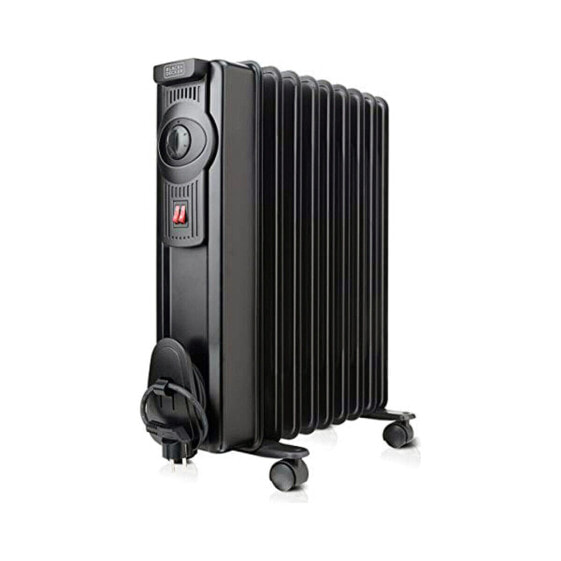 Радиатор с масляным нагревом (9 камер) Black & Decker BXRA1500E Черный 1500 Вт
