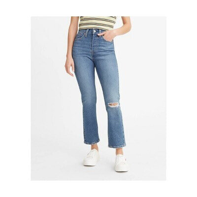 Levi's Women's High-Rise Wedgie Straight Cropped Jeans