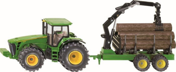 Игрушечная машинка Siku Трактор с прицепом для лесоматериалов
