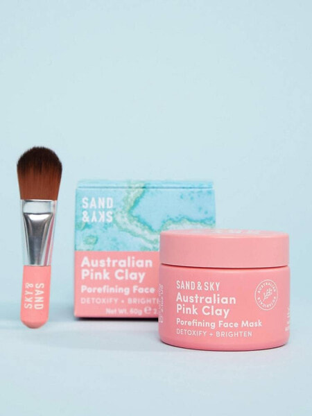 Sand & Sky Australian Pink Clay Porefining Face Mask 60g