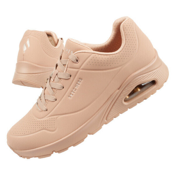 Кроссовки женские Skechers Uno [73690-SND] Beżовые