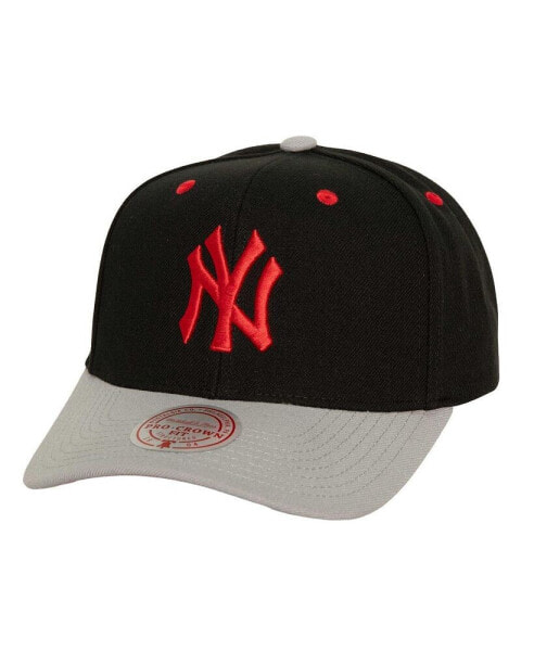 Men's Black New York Yankees Bred Pro Adjustable Hat