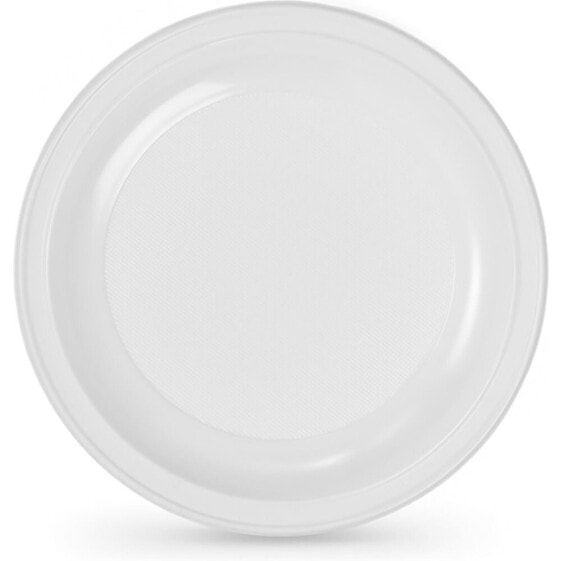 ALGON Set100 Premium Plastic Round Plates 22 cm