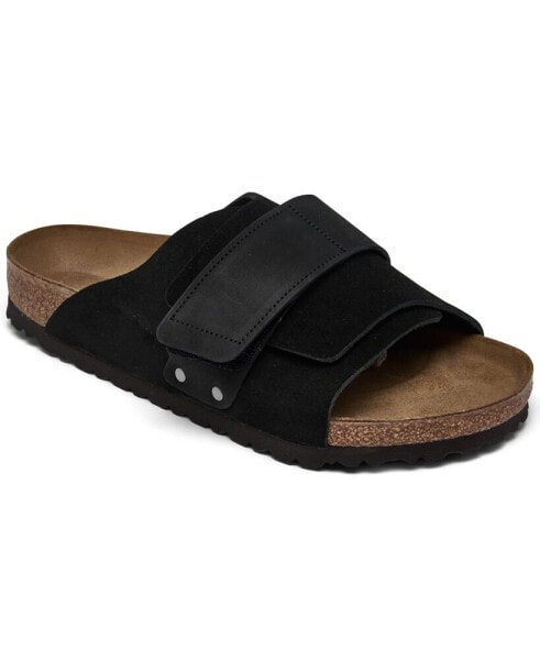 Men's Kyoto Nubuck Suede Leather Slide Sandals from Finish Line