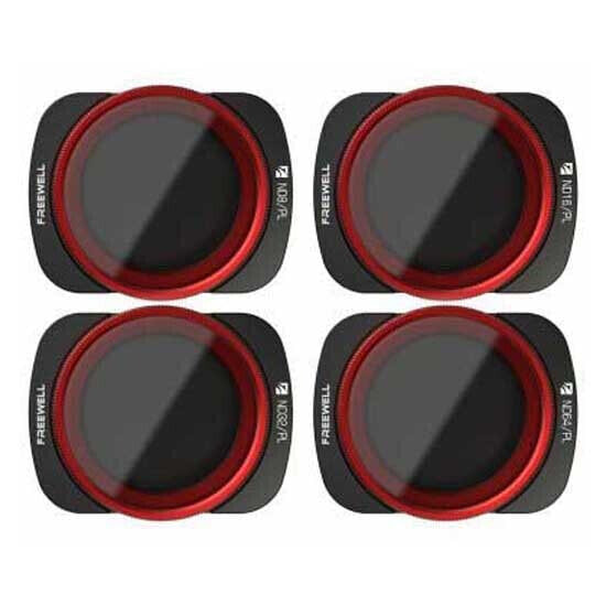 FREEWELL DJI Osmo Pocket Bright Day Action Camera Filter 4 units