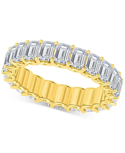 Diamond Emerald-Cut Eternity Band (4 ct. t.w.) in Platinum or 14k Gold