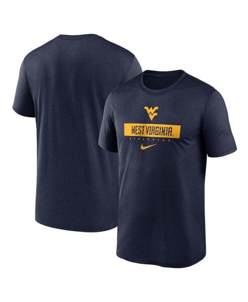 Men's Navy West Virginia Mountaineers 2024 Sideline Legend Performance T-Shirt