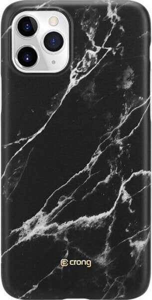 Crong Crong Marble Case etui ochronne na iPhone 11 Pro (czarny)