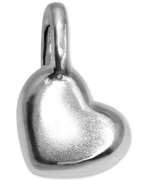 Alex Woo mini Heart Charm in Sterling Silver