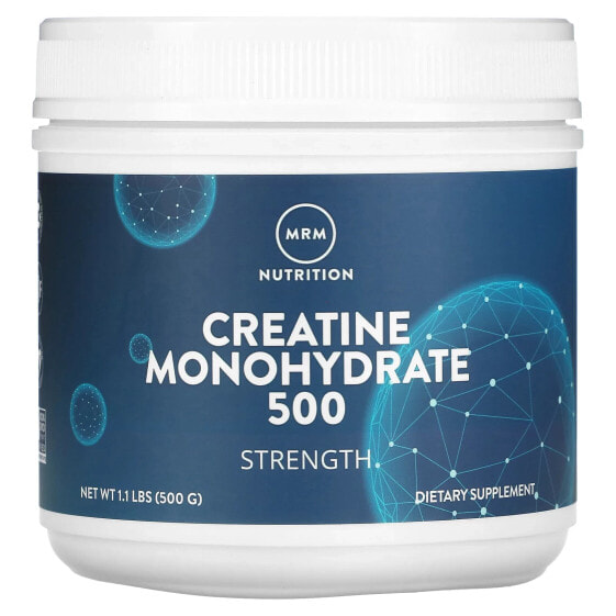 Гейнер MRM Nutrition Creatine Monohydrate 500, Strength, 1.1 lbs (500 г)