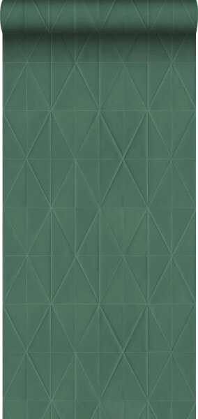 Öko-Strukturtapete Origami-Muster