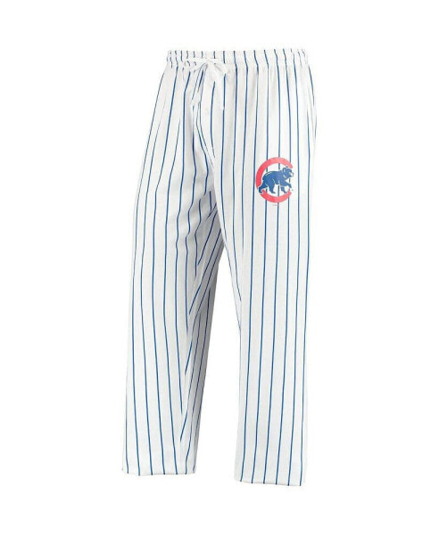 Пижама Concepts Sport мужская белая, королевская Chicago Cubs Vigor Lounge Pant