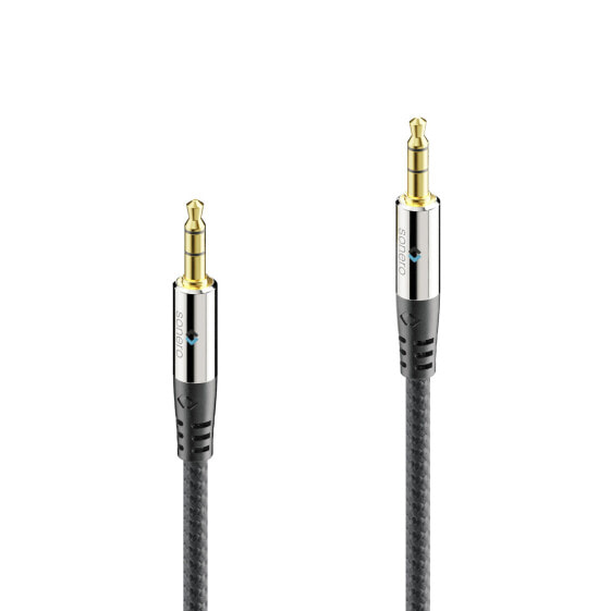 Sonero Audio-Kabel 3.5 mm Klinke mit Nylonmantel 0.5 m - Cable - Audio/Multimedia