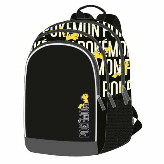 Школьный рюкзак Pokémon Чёрный 42 x 32 x 20 cm