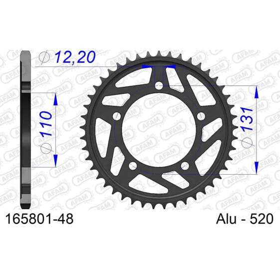 AFAM 165801 Rear Sprocket