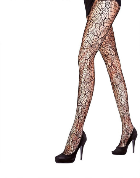 Pretty Polly Abstract Net Tight One Size Black - PNAUX8