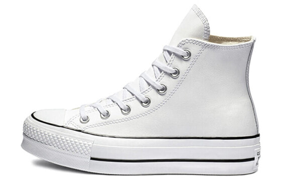 Кеды Converse Chuck Taylor All Star Platform Clean Leather High Top 561676C