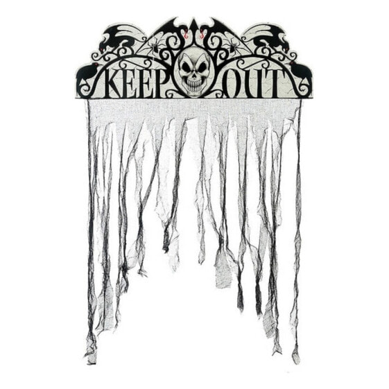 Украшение для вечеринки Подвесной декор Keep Out (97 x 137 cm) от Shico