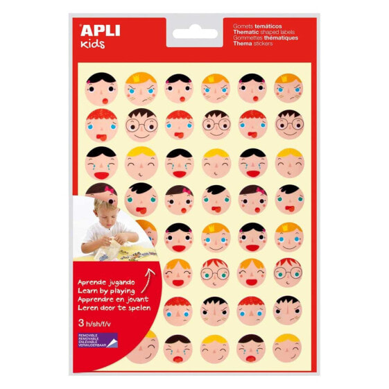 APLI Emotions School Stickers 5 Units