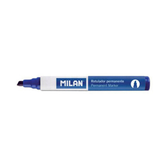 Синие постоянные маркеры MILAN PVC 12 штук Ø 4 мм