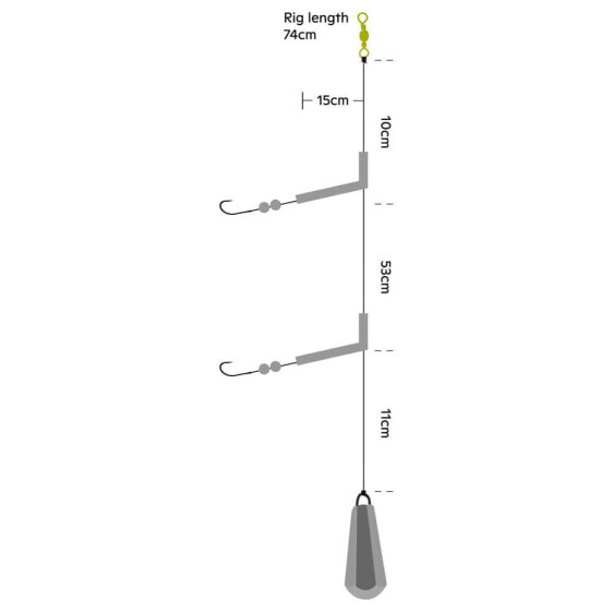 KINETIC Sabiki Classic 60g Feather Rig