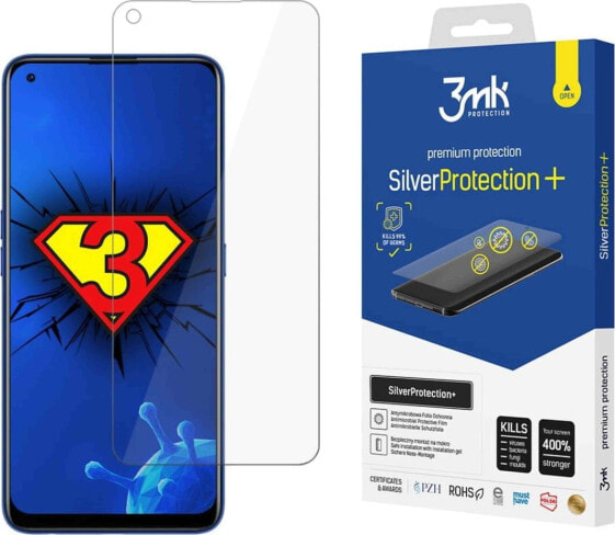 Защитная пленка 3MK Antymikrobowa Silver Protect+ для Realme 7 Pro