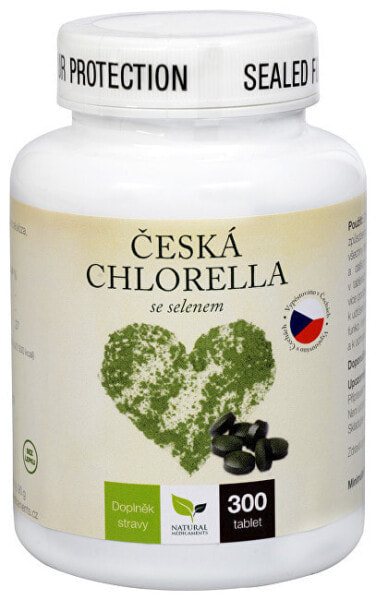 Czech chlorella with selenium 300 tbl.