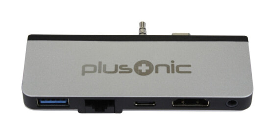 ALLNET PSUC0165 - USB 3.2 Gen 1 (3.1 Gen 1) Type-C - Silver - 3.5mm - HDMI - RJ-45 - USB 3.2 Gen 1 (3.1 Gen 1) Type-C