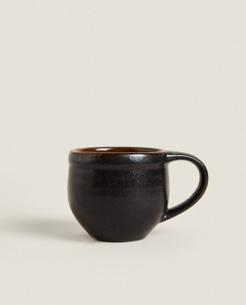 Stoneware coffee cup