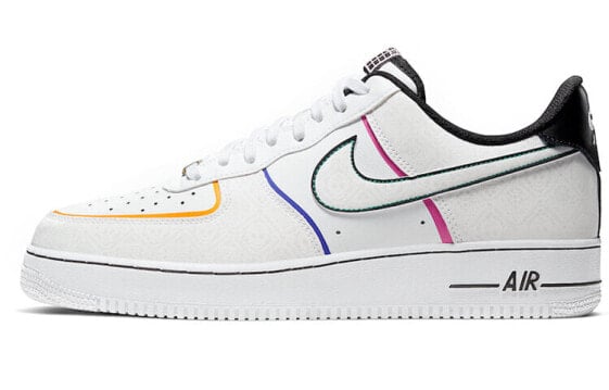Nike Air Force 1 Low "Day of the Dead" 亡灵节 反光 低帮 板鞋 男款 白色