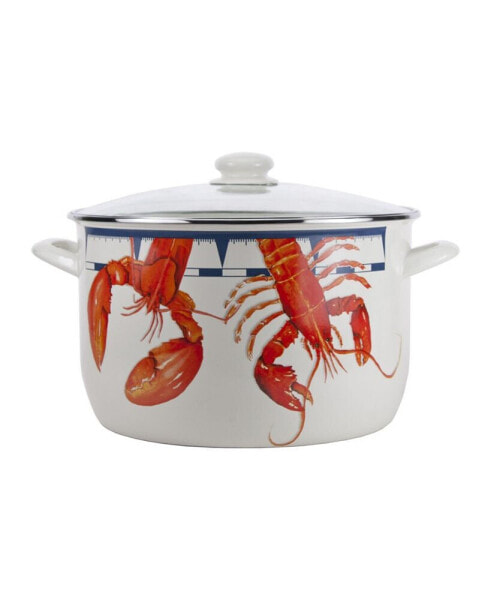 Lobster Enamelware 18 Quart Stock Pot
