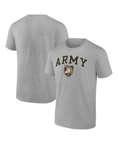Men's Heather Gray Army Black Knights Campus T-shirt