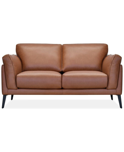 Keery 70" Leather Loveseat, Created for Macy's