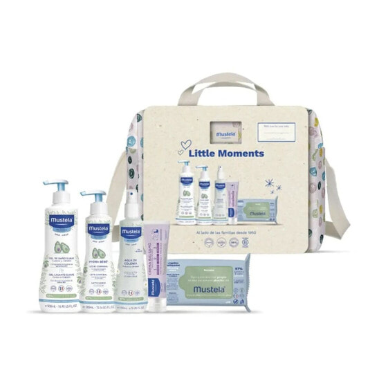 Дорожный несессер Mustela Bolsa Paseo Little Moments Lunares Lote 6 Предметы