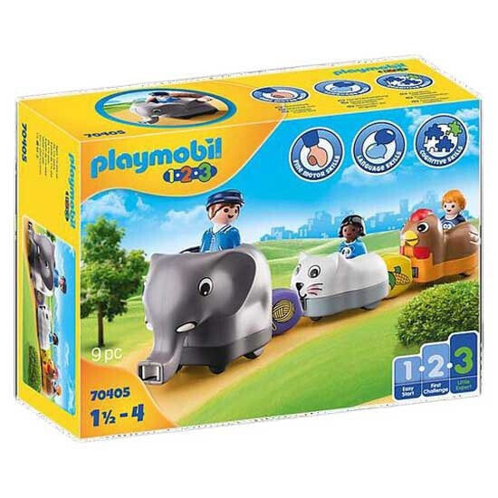 Конструктор игрушечный Playmobil 1.2.3 My Animal Train