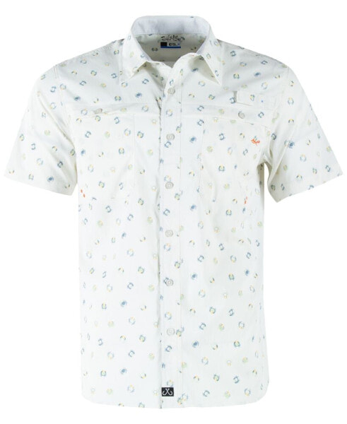 Men's Get Crabby Short-Sleeve Button-Front Performance Shirt