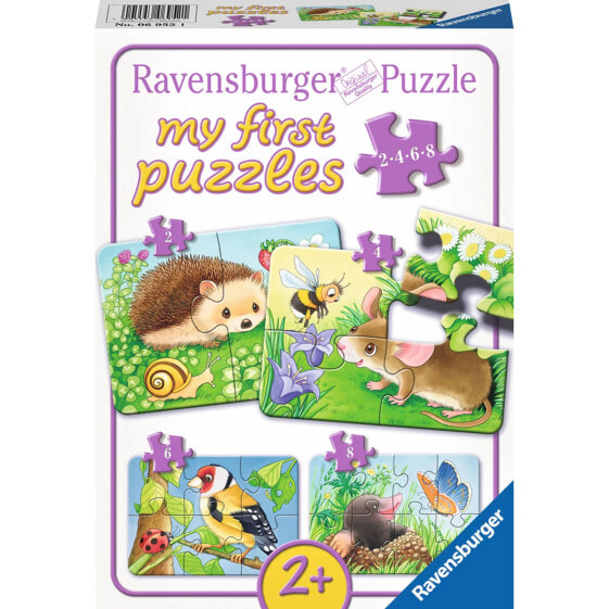 Детский пазл Ravensburger my first puzzles Гениальные жители сада 06952 1