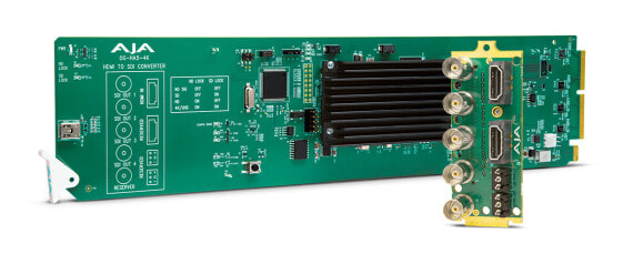 AJA OG-HA5-4K - HDMI-to-SDI converter - Green - 4096 x 2160 pixels - 480i,480p,576i,576p,720p,1080i,1080p,2160p - 0 - 40 °C - -40 - 60 °C