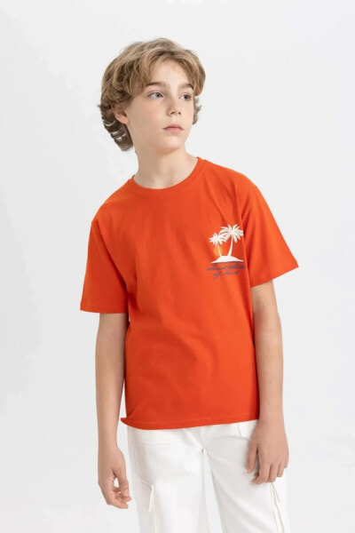 Erkek Çocuk T-shirt C3309a8/og158 Orange