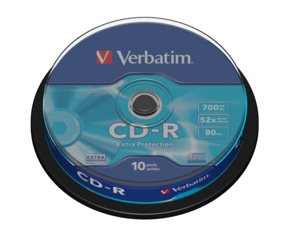 Verbatim CD-R Extra Protection - 52x - CD-R - 700 MB - Spindle - 10 pc(s)