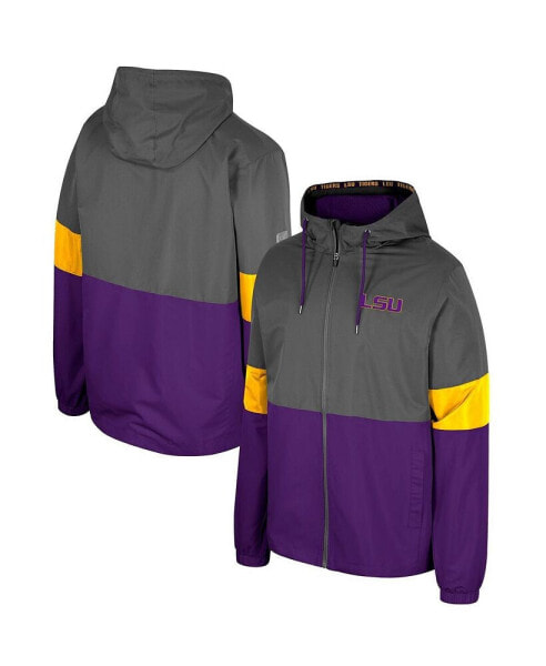 Men's Charcoal LSU Tigers Miles Full-Zip Jacket