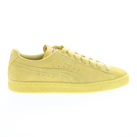 Puma Suede Love Marathon 39583003 Mens Yellow Lifestyle Sneakers Shoes