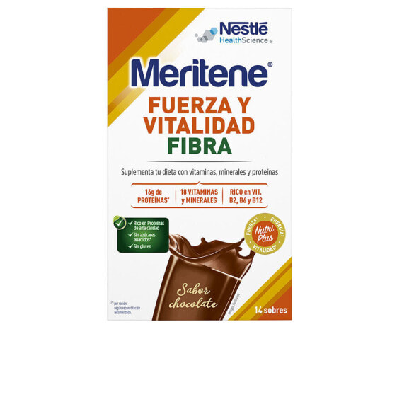 Протеиновый коктейль MERITENE Fuerza y Vitalidad шоколад 14 x 35 г
